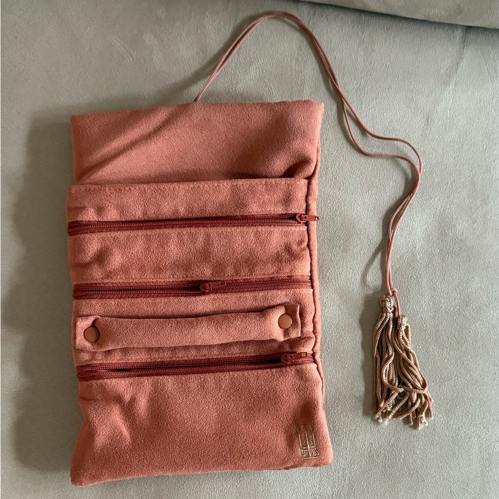James Avery RETIRED Suede Jewelry Keeper Travel Case NWOT